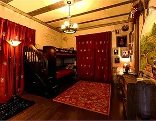 harry potter themed bedroom at ever after estate