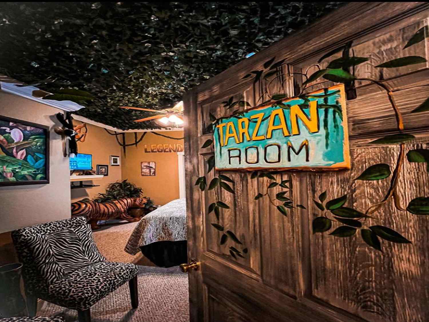 the rainforest bedroom - Tarzan