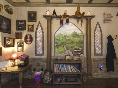 harry potter themed bedroom at ever after estate